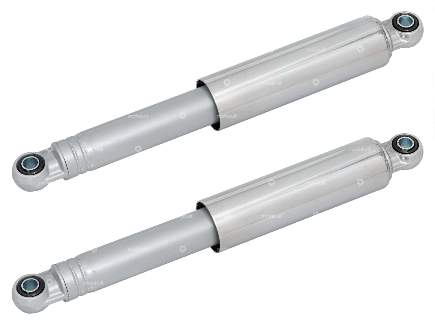 Amortisseur IMCA 30 cm Oldschool chrome / argent Carousel Image 1