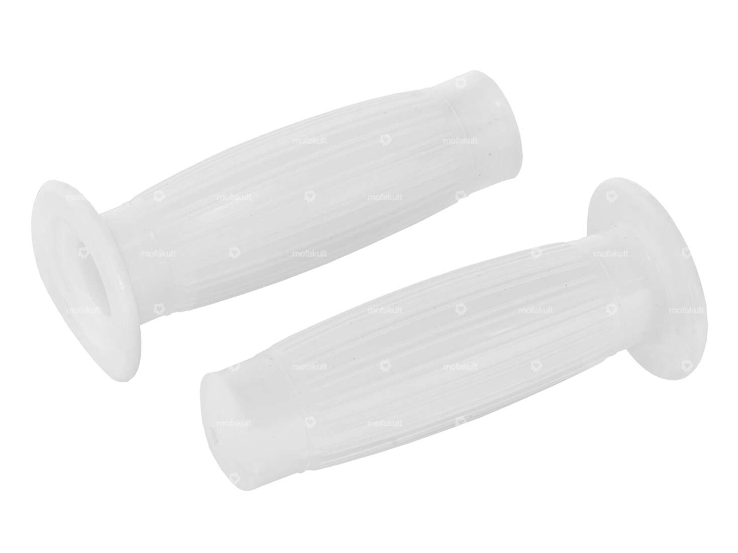 Poignées rainurées blanches Carousel Image 1