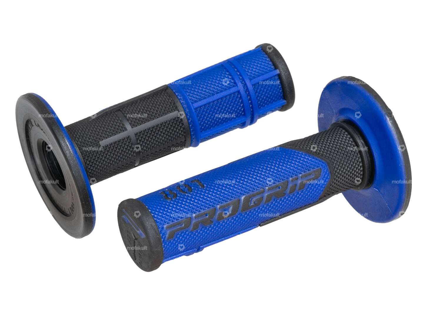 Poignées ProGrip 801 bleu foncé / noir (Off Road) Carousel Image 1