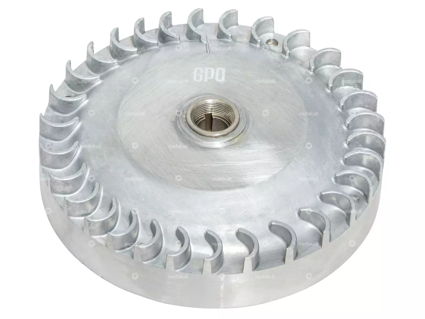 Embout De Conduite Mullen 5 Pouces Nickel – Bouche à Joues Pleines, Rare Et Ancien