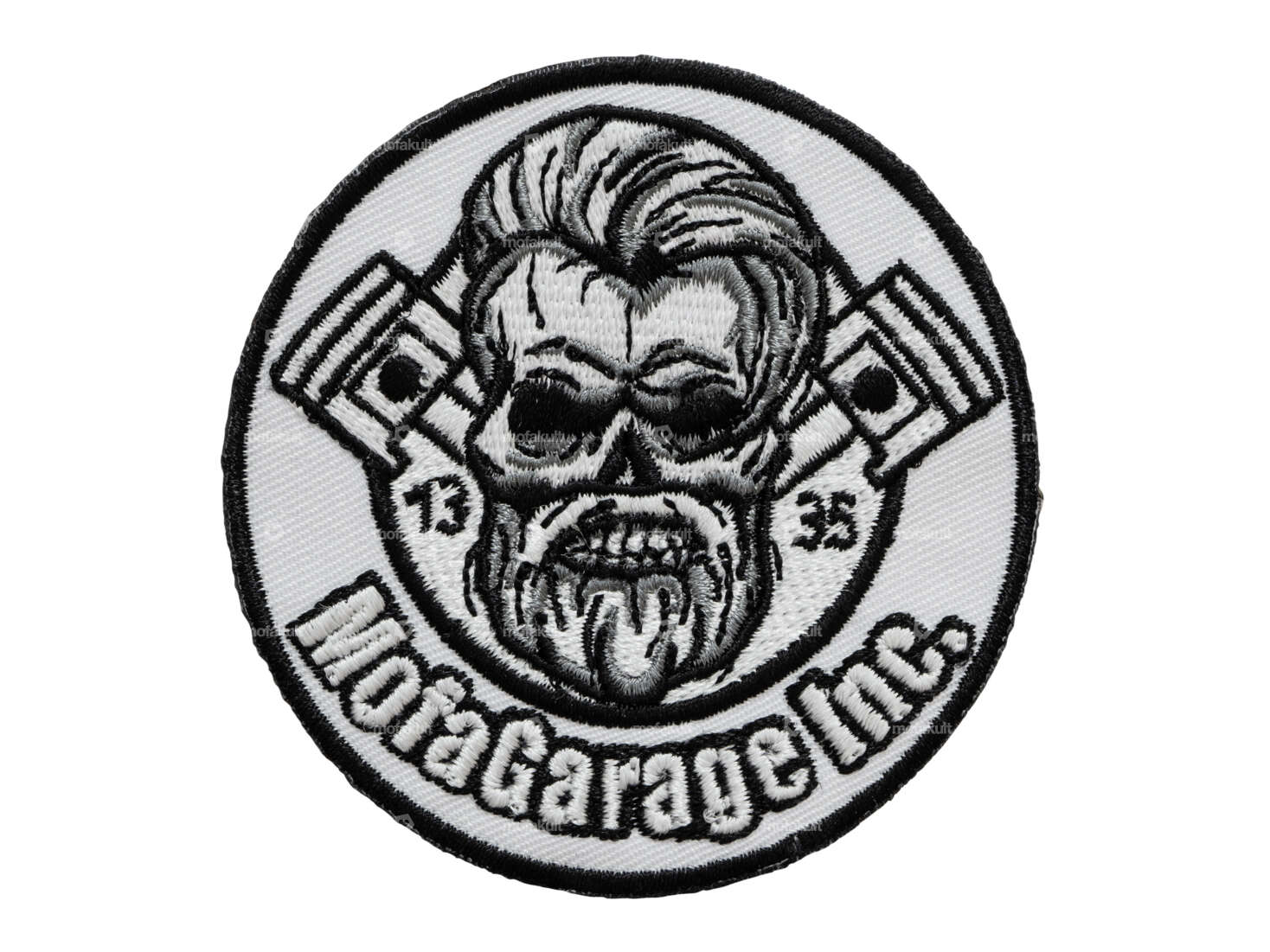 Gang Patch "MofaGarage Inc." Ø 70 mm Carousel Image 1