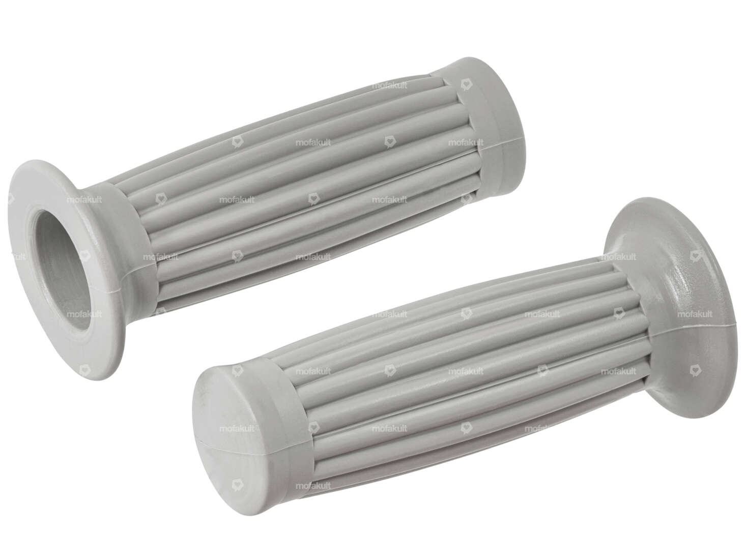 Poignées rainurées grises | Piaggio Ciao, Bravo, Boxer Carousel Image 1