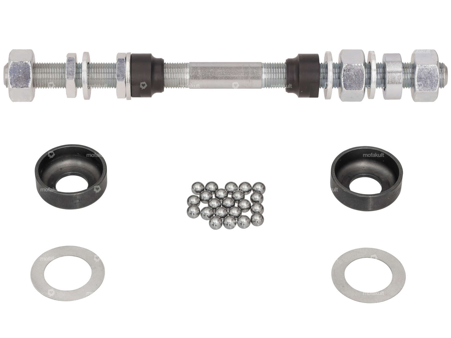 swiing® revival Kit axe de roue M11x1 x 180 fonte roue arrière | Puch Maxi, X30 Carousel Image 1