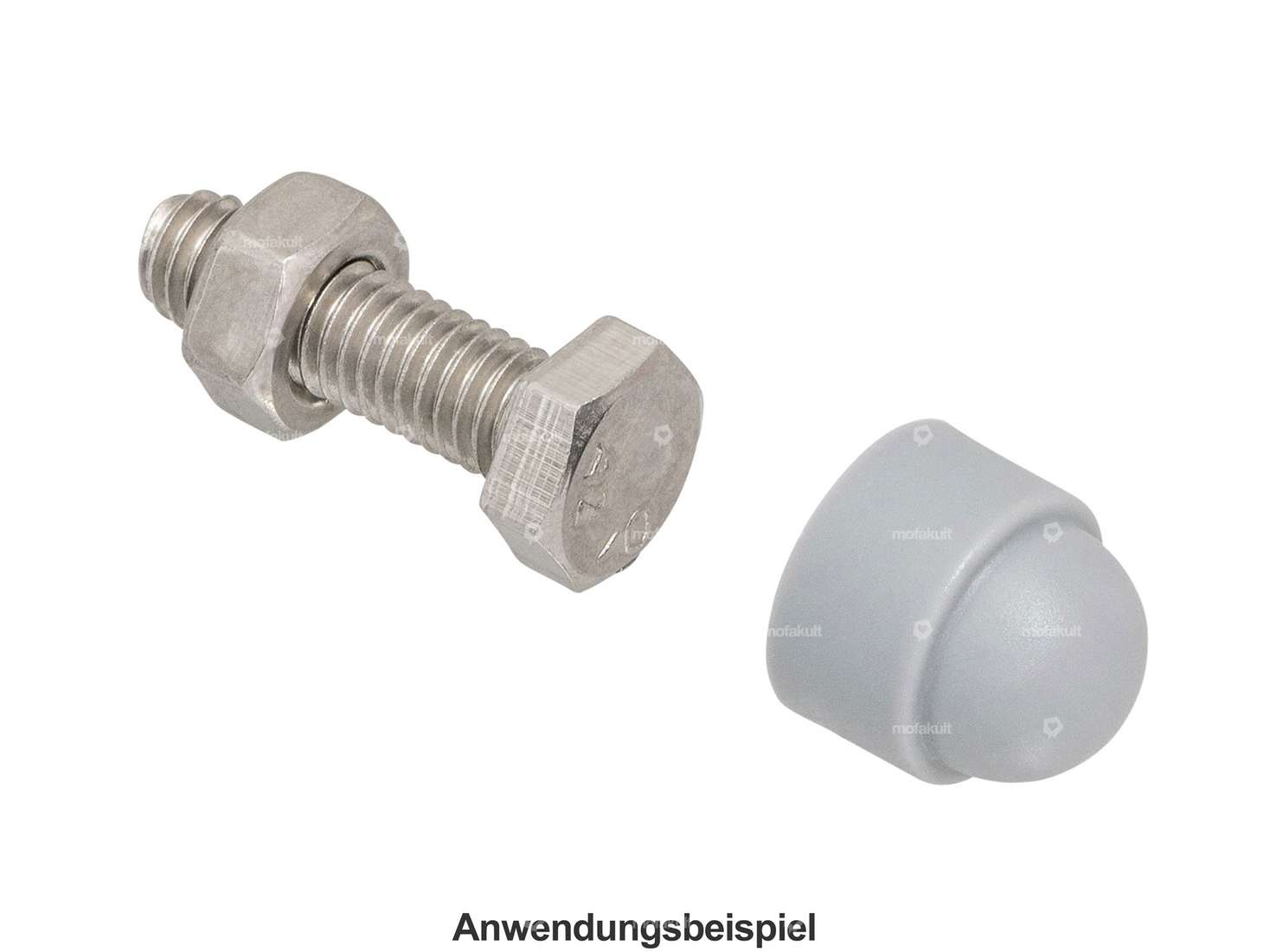 Cache six pans extérieur M6 gris Carousel Image 3