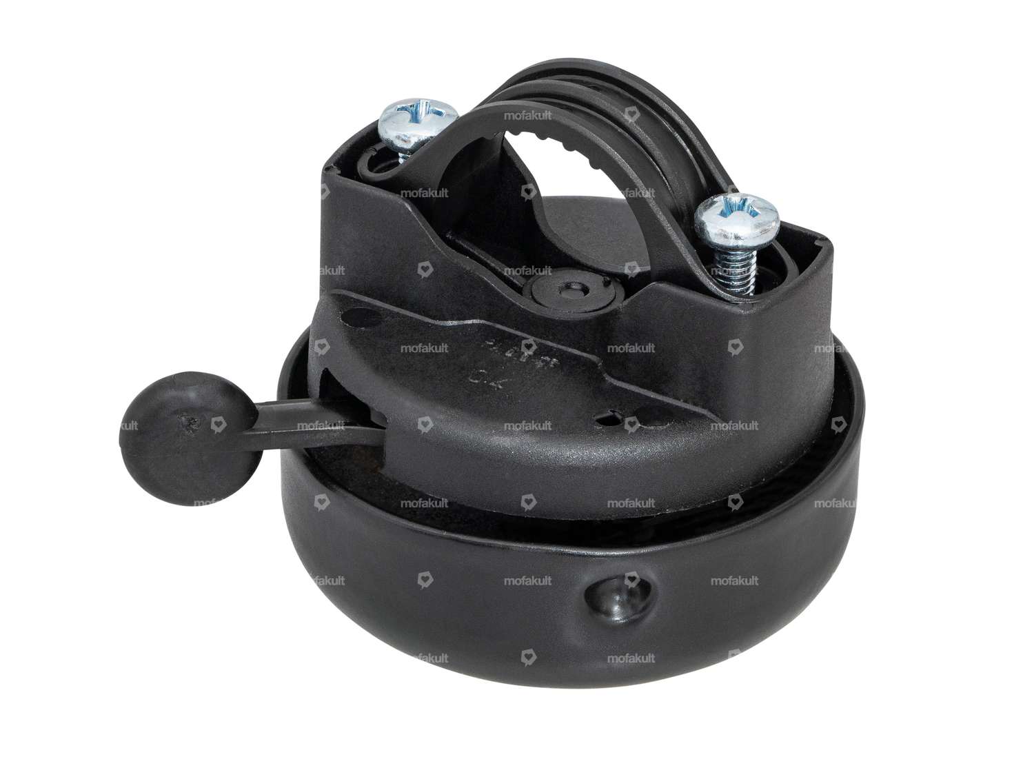 Cloche 3D gel autocollant "Puch" noir Carousel Image 2