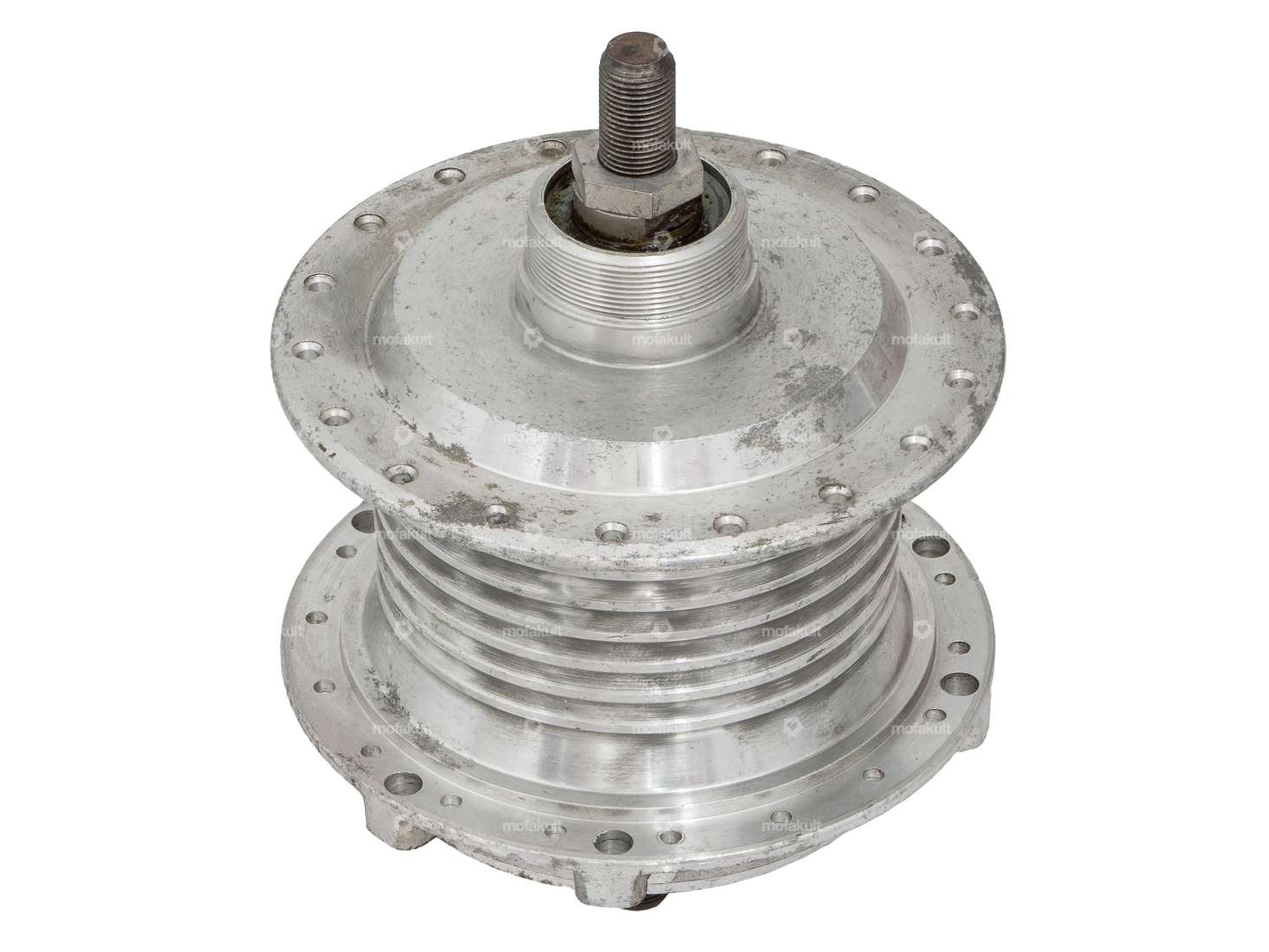 Moyeu de roue arrière avec axe M12 Roue à rayons NOS | Puch Carousel Image 2