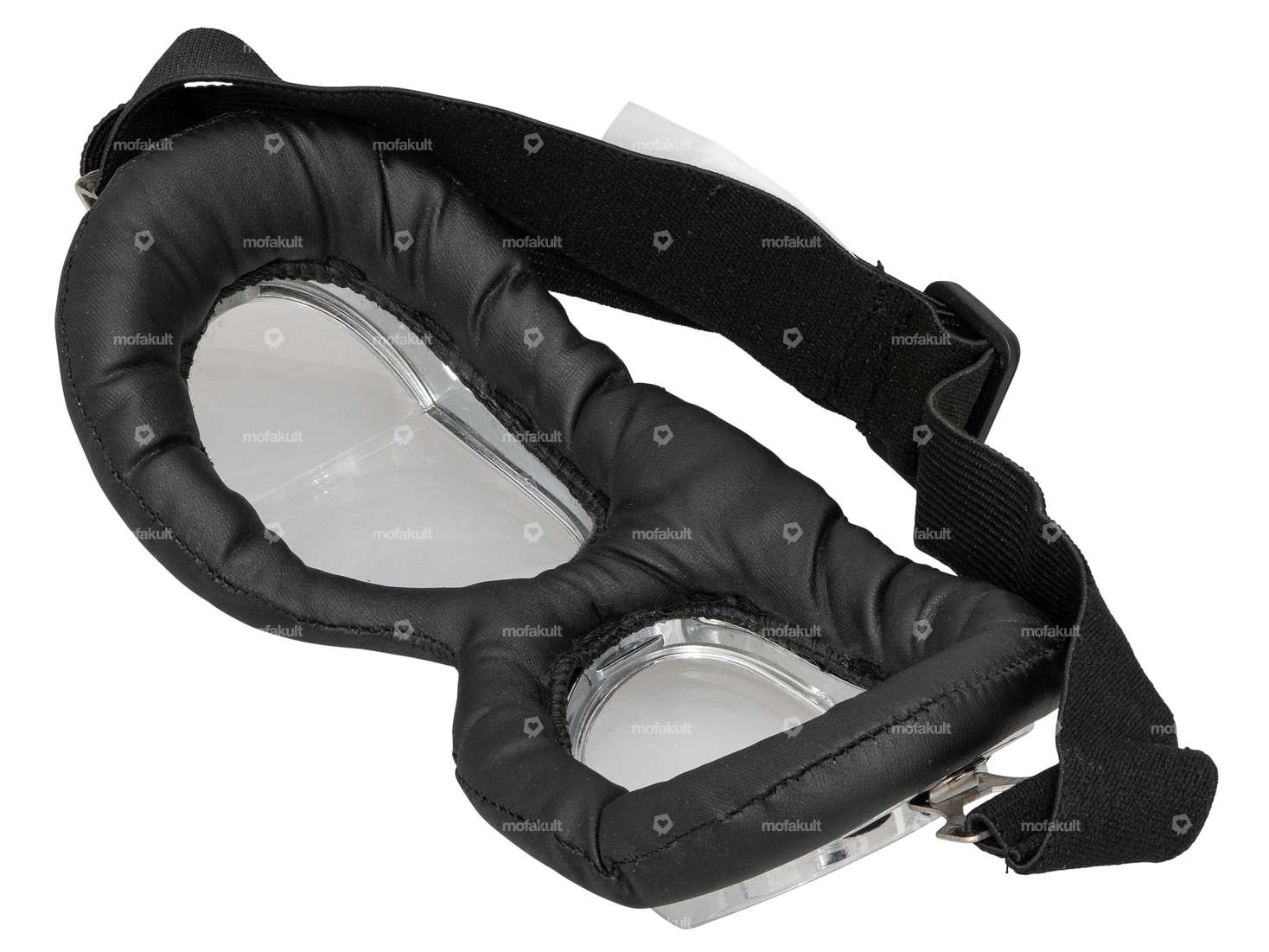 Lunettes d'aviateur carrées chromées Carousel Image 2