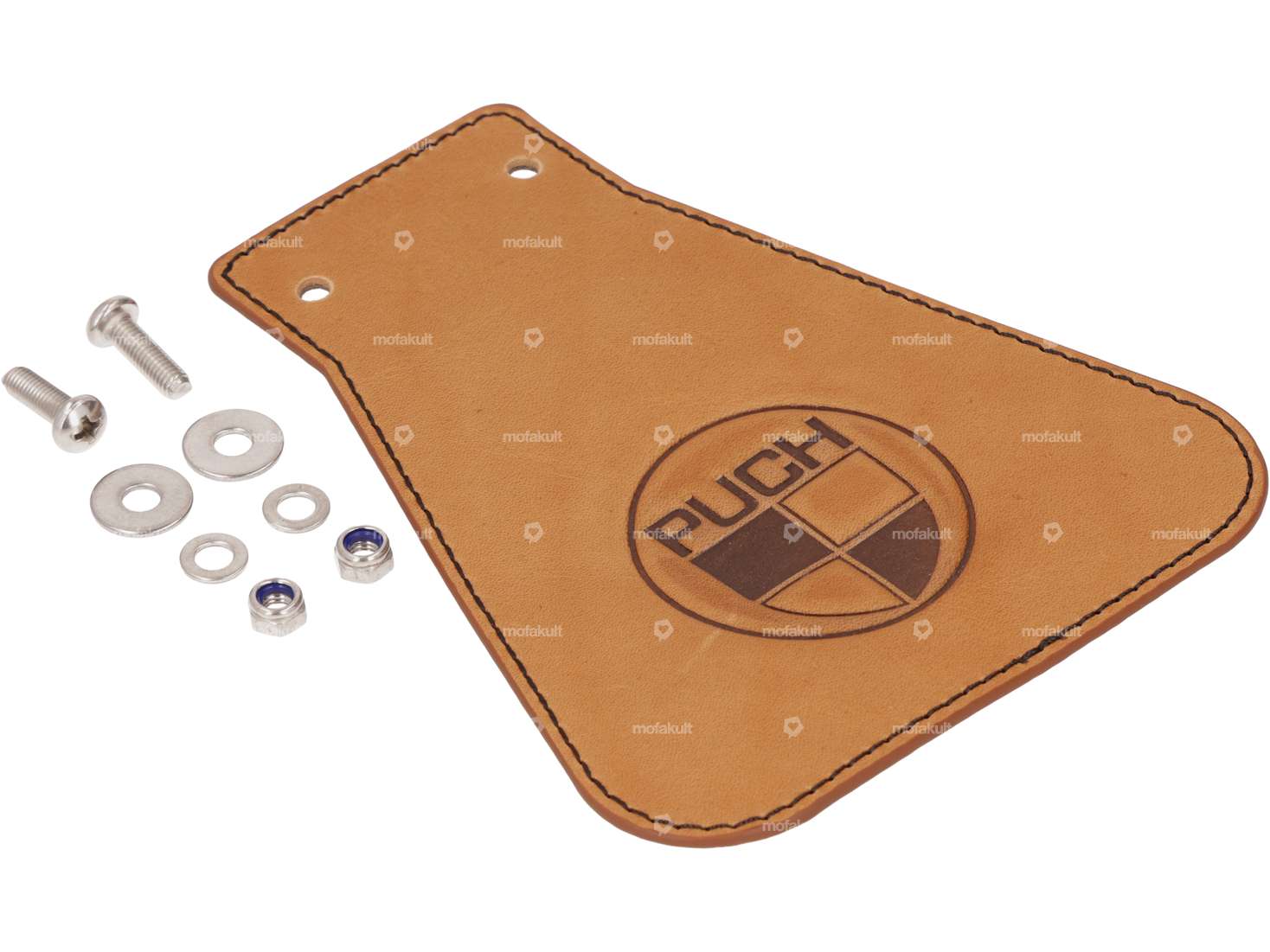 66HEROES Chiffons anti-éclaboussures "Puch rond" étroit cuir Carousel Image 2