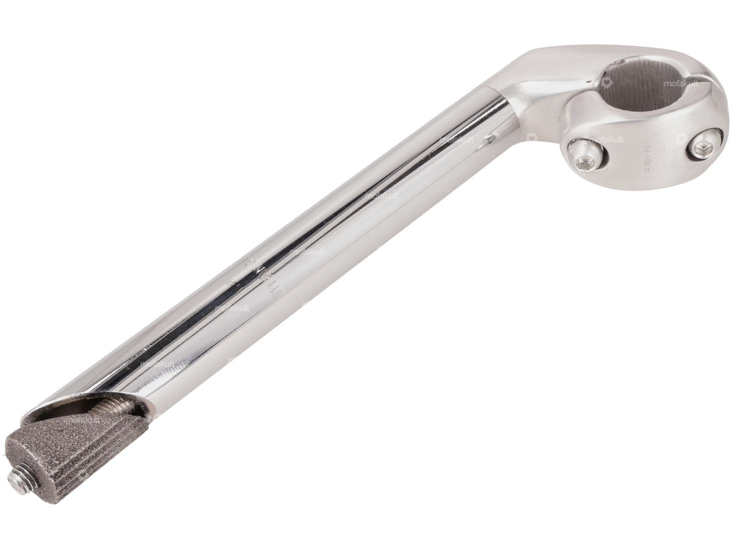 Potence de guidon 22 mm argent (qualité 1A) Carousel Image 2