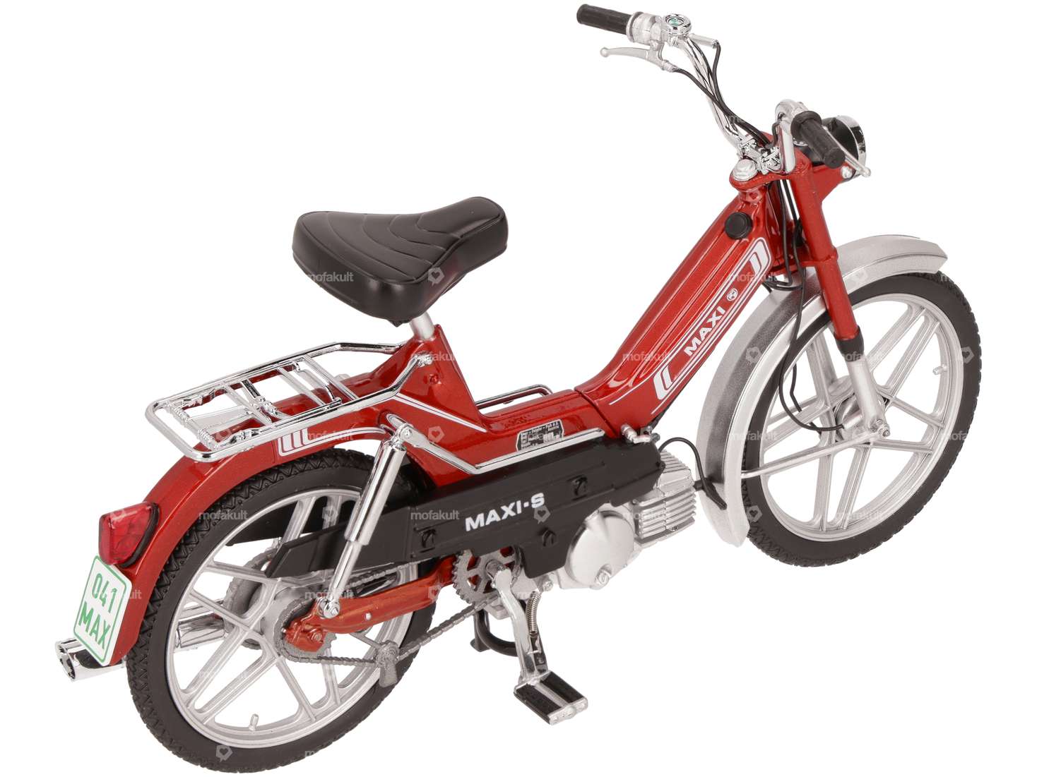 Puch Maxi S rouge modèle miniature 1:10 (qualité 1A) Carousel Image 2
