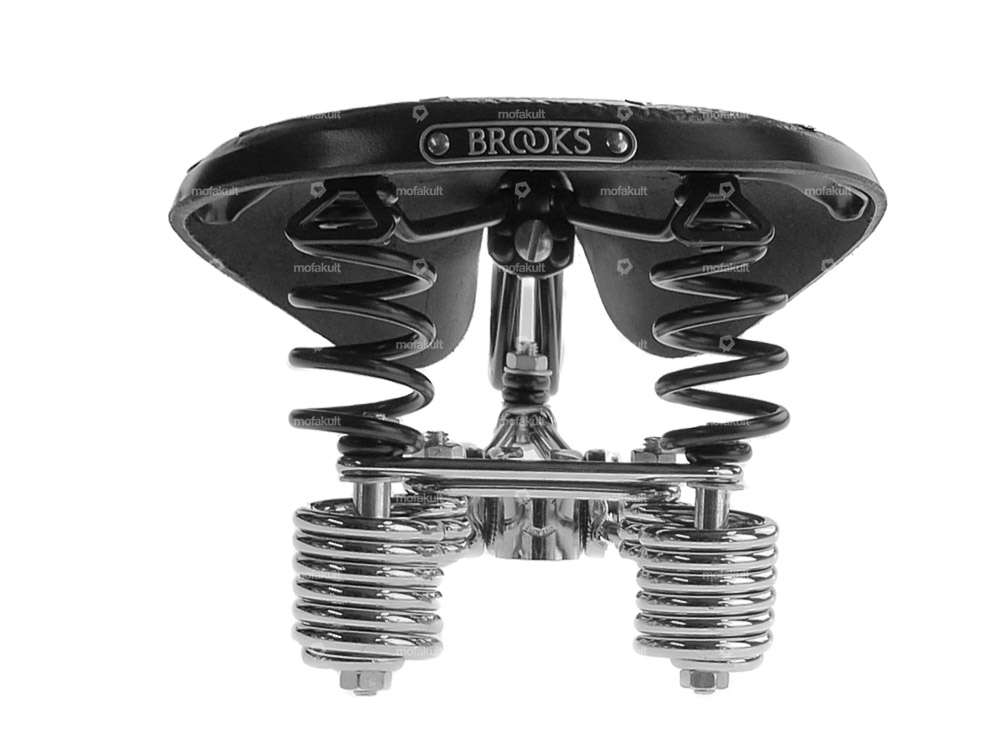 Selle BROOKS cuir noir Carousel Image 4