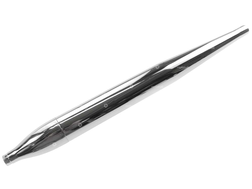 Échappement en flûte Ø 26 / 60 mm Chrome Carousel Image 1