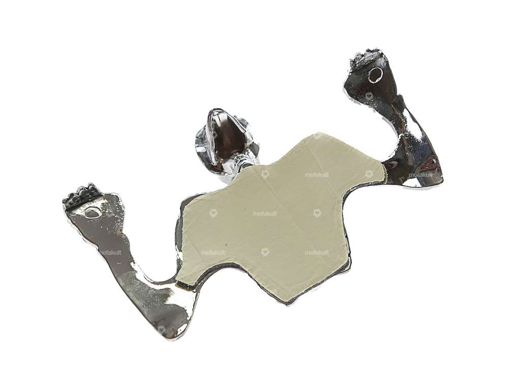 Visière Skull grande chromée Carousel Image 4