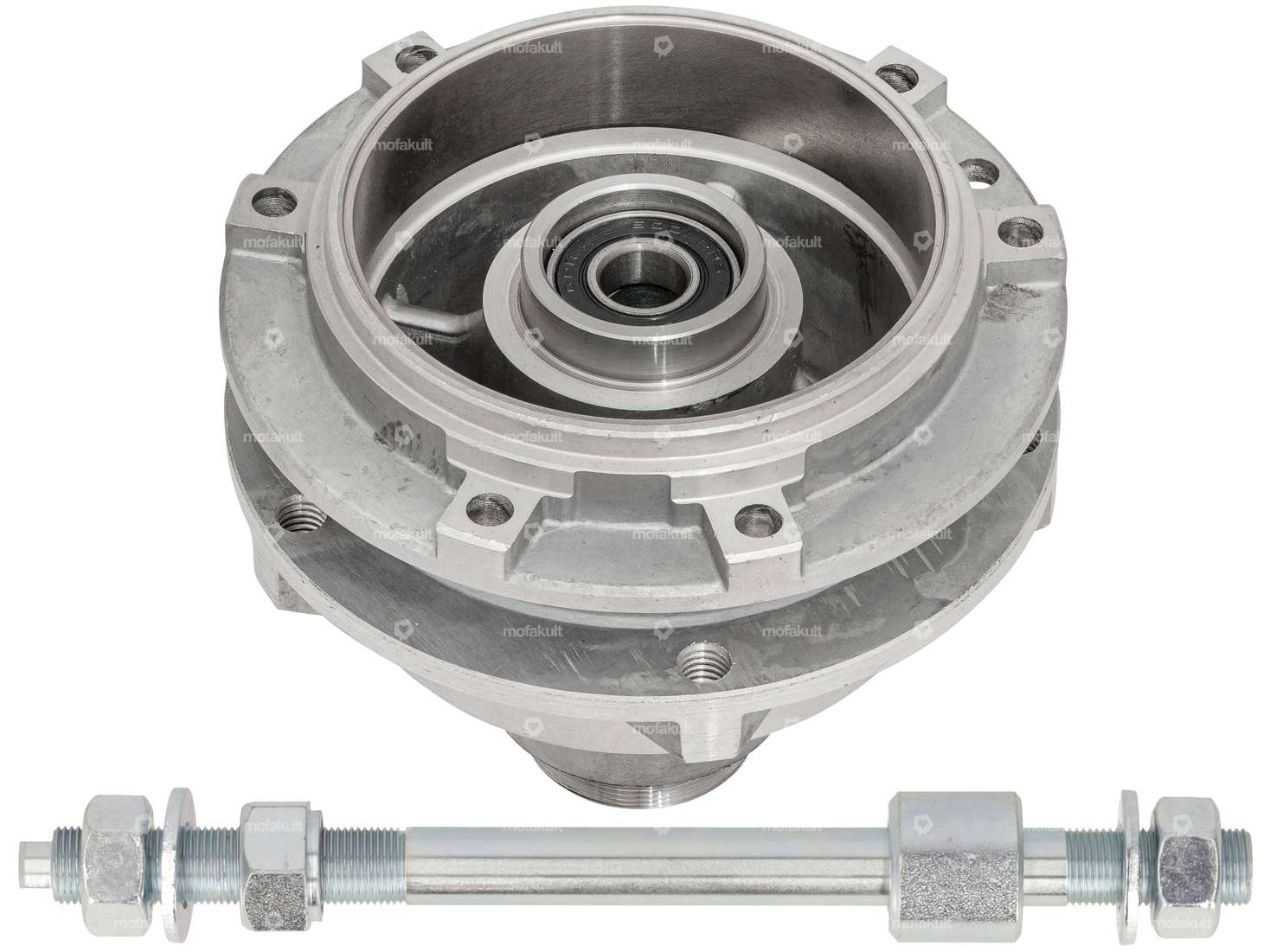 GPO Moyeu de roue incl. axe Roue en fonte arrière | Puch Maxi, X30 NG-2AH Carousel Image 1