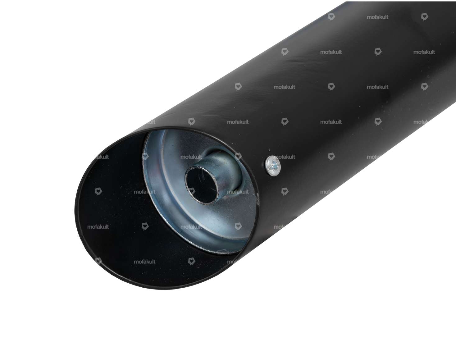 Echappement Boss Demper Ø 28 / 60 mm avec languette noir | Puch Carousel Image 3