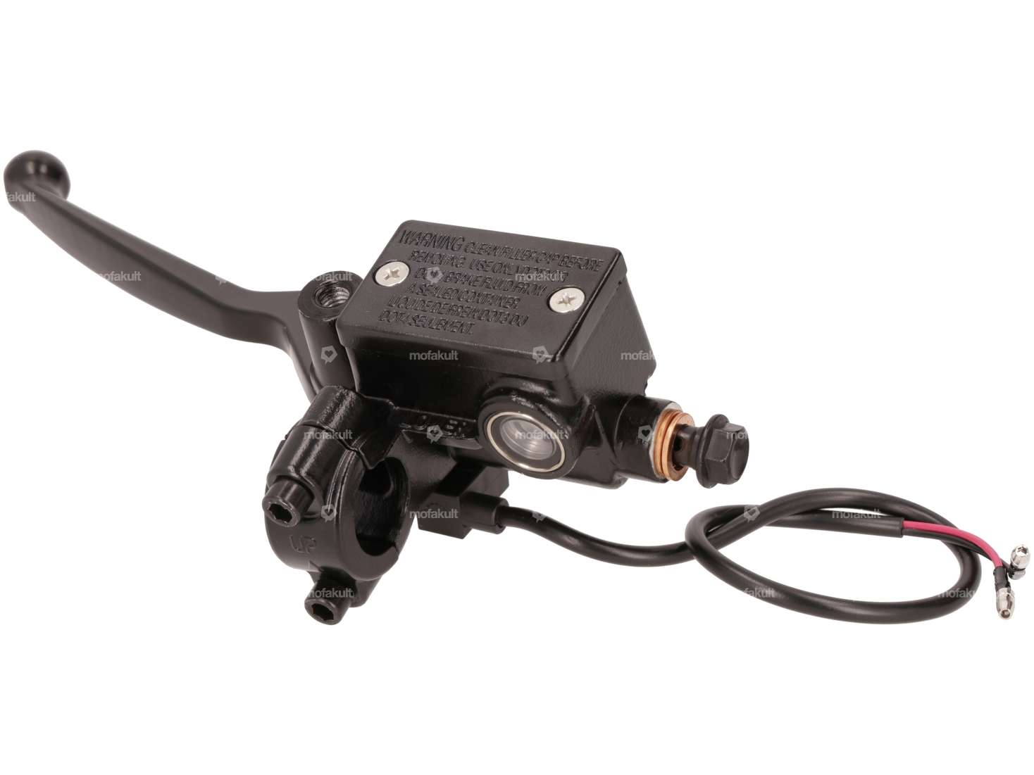 Levier de frein à disque gauche avec réservoir d'huile noir Carousel Image 2