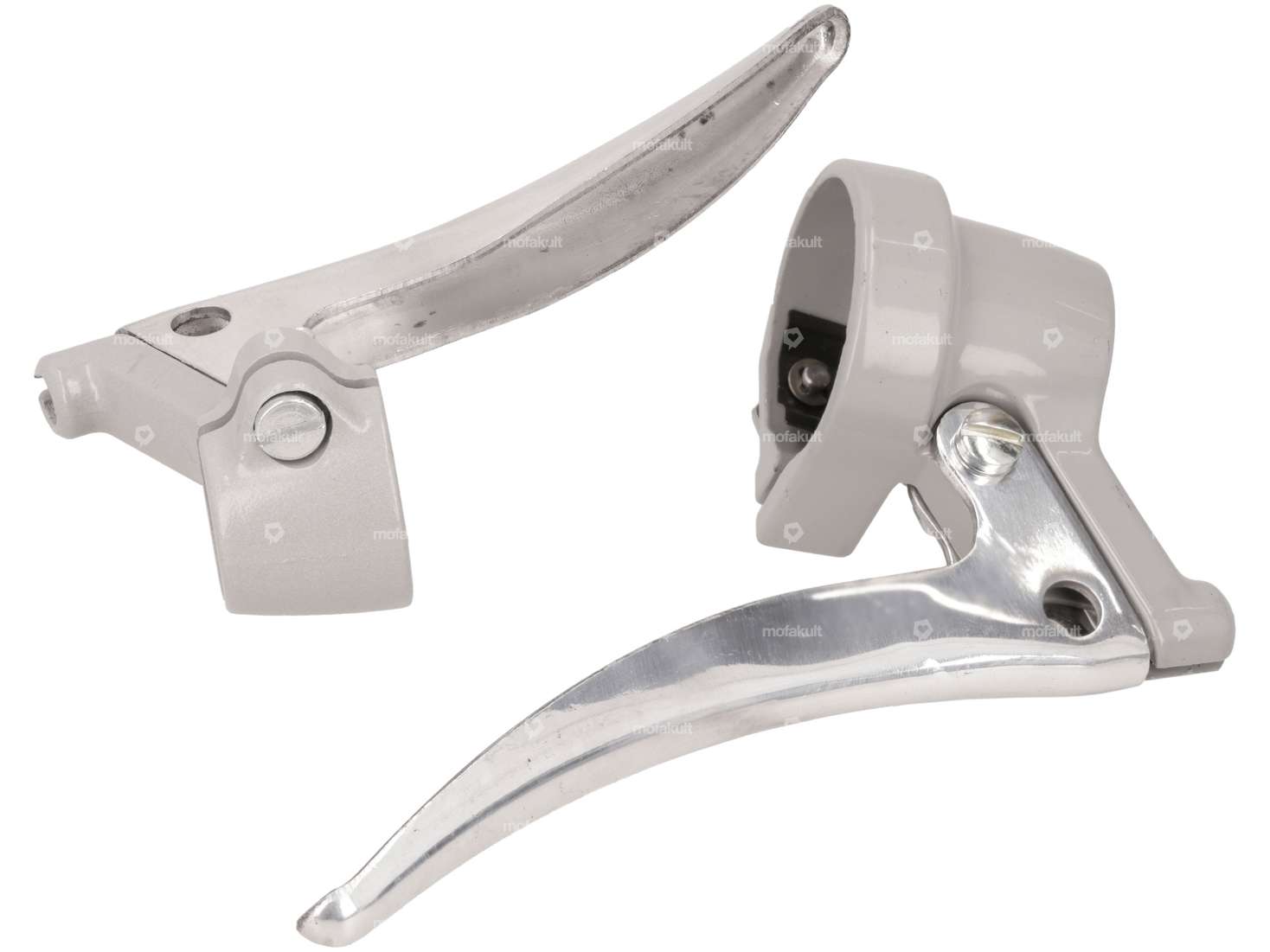 Set de poignée automatique pointu gris Carousel Image 2