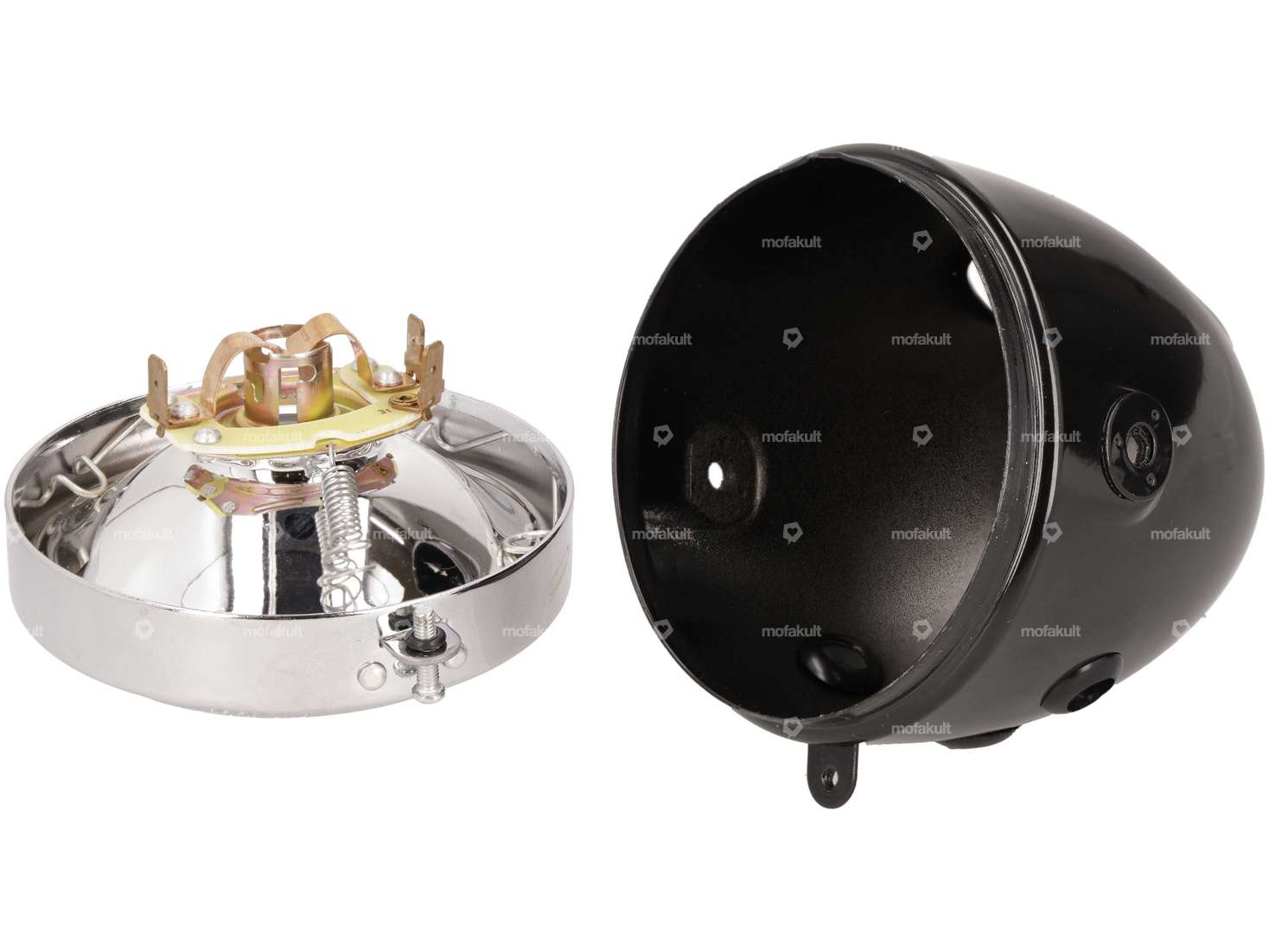 Egg lamp Ø 103 mm (side mounting) black / chrome Carousel Image 3