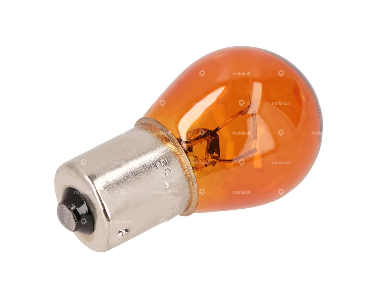 Ampoule 12V - 21W (BA15s) orange 1 filament Carousel Image 1