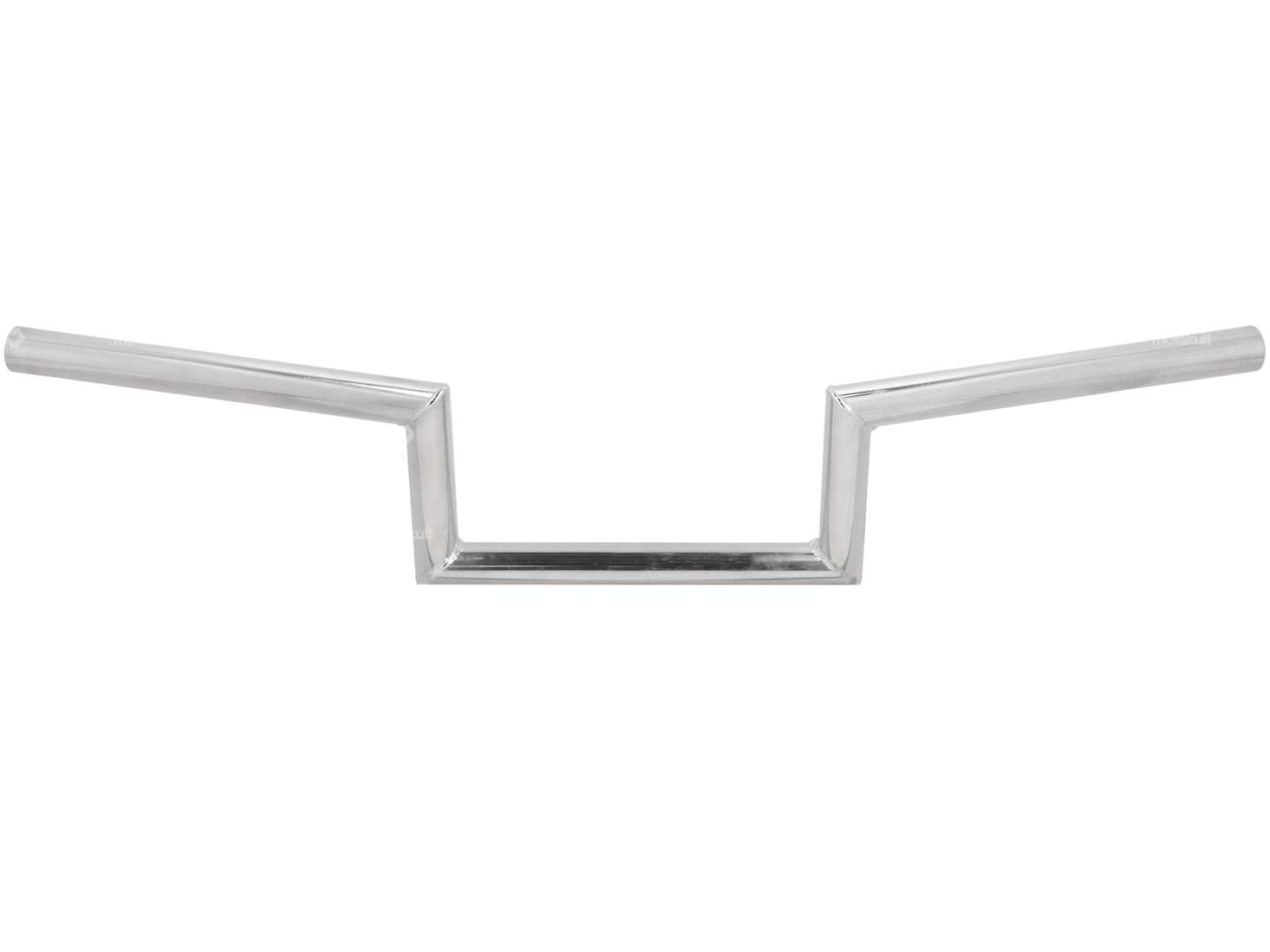 Handlebar fork plate 11 cm "Z" chrome Carousel Image 1