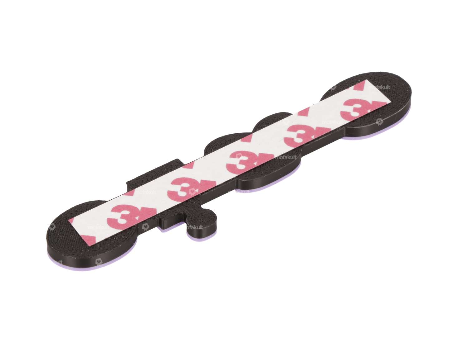 Emblème "ciao" plastique 3D violet / noir Carousel Image 2