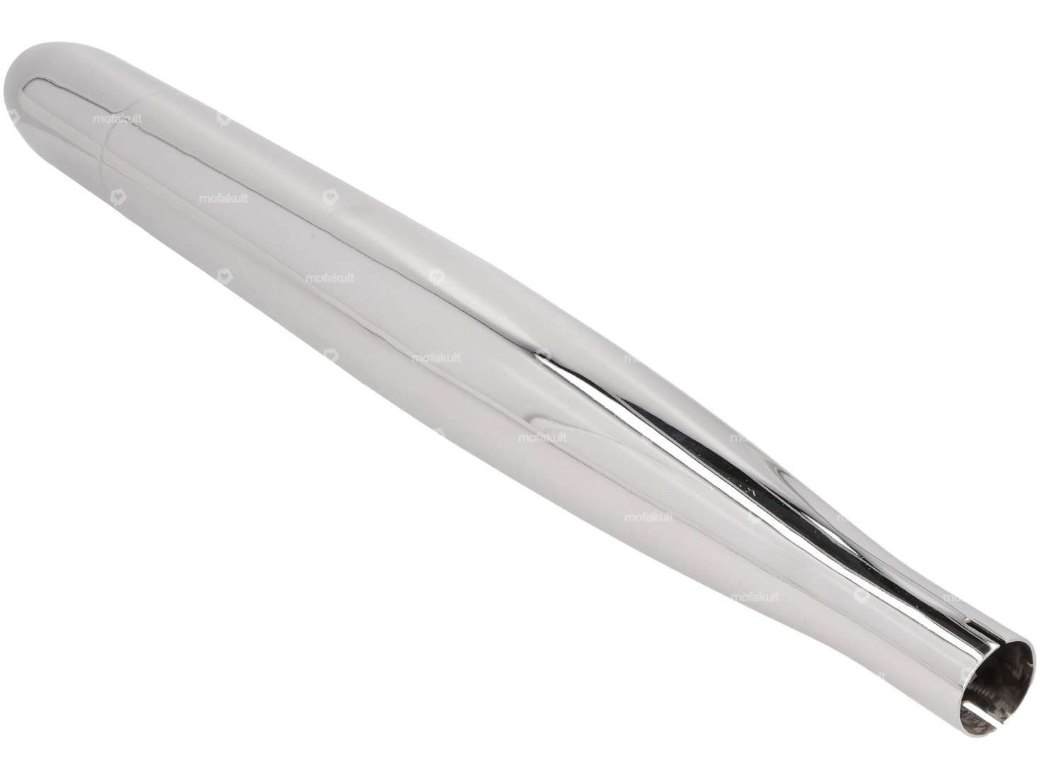 Kit d'échappement cigare Ø 28 / 65 mm chrome | Hercules Prima, Optima Carousel Image 3