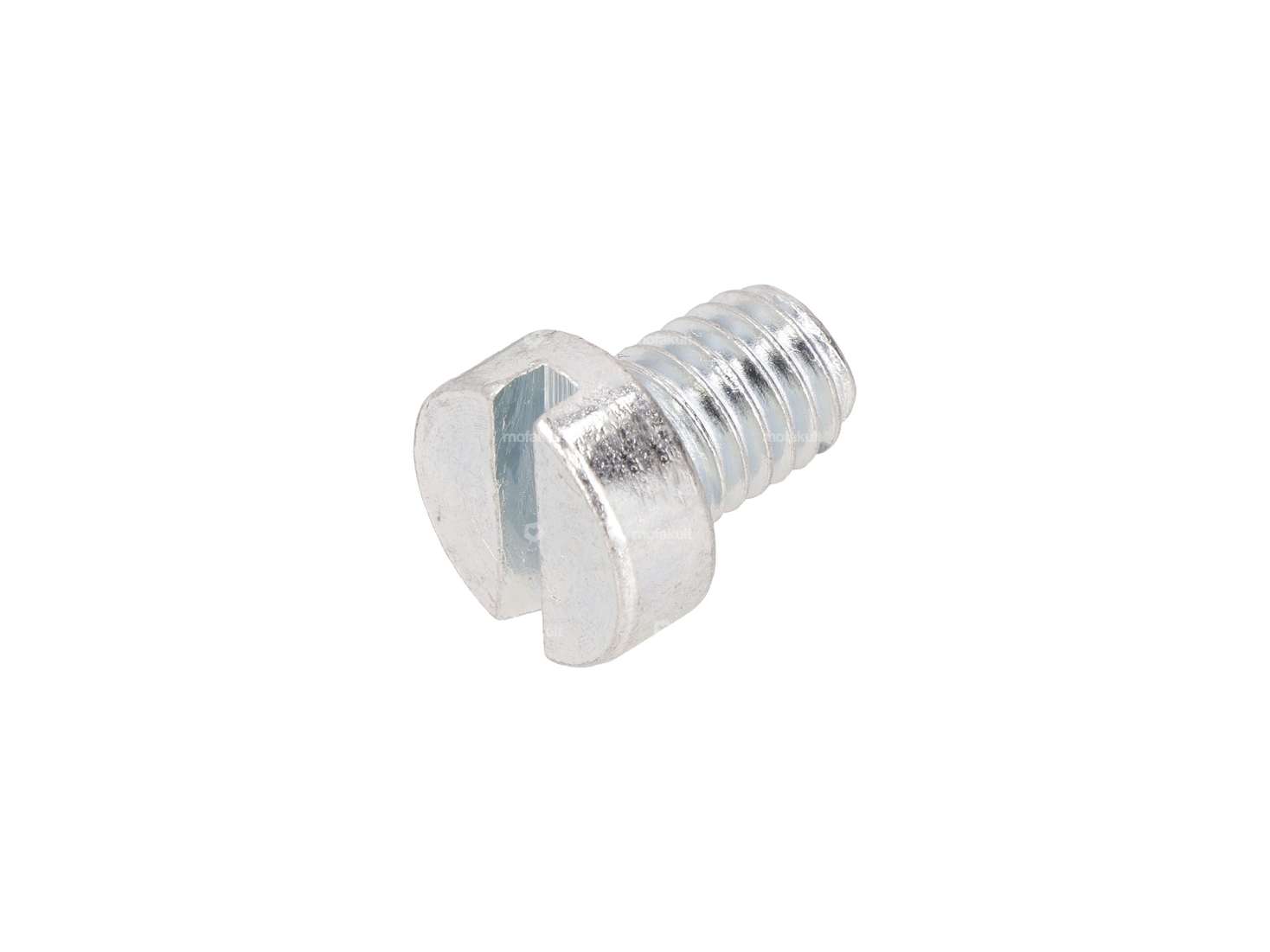 Vis M8x10 tête cylindrique fente zinguée Carousel Image 1