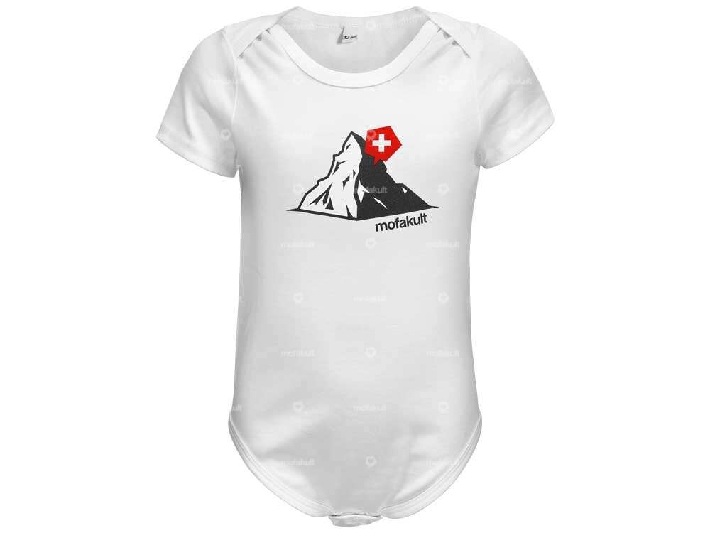 mk-Merch mofakult grenouillère Matterhorn White Babies (3 - 18 mois) Carousel Image 1
