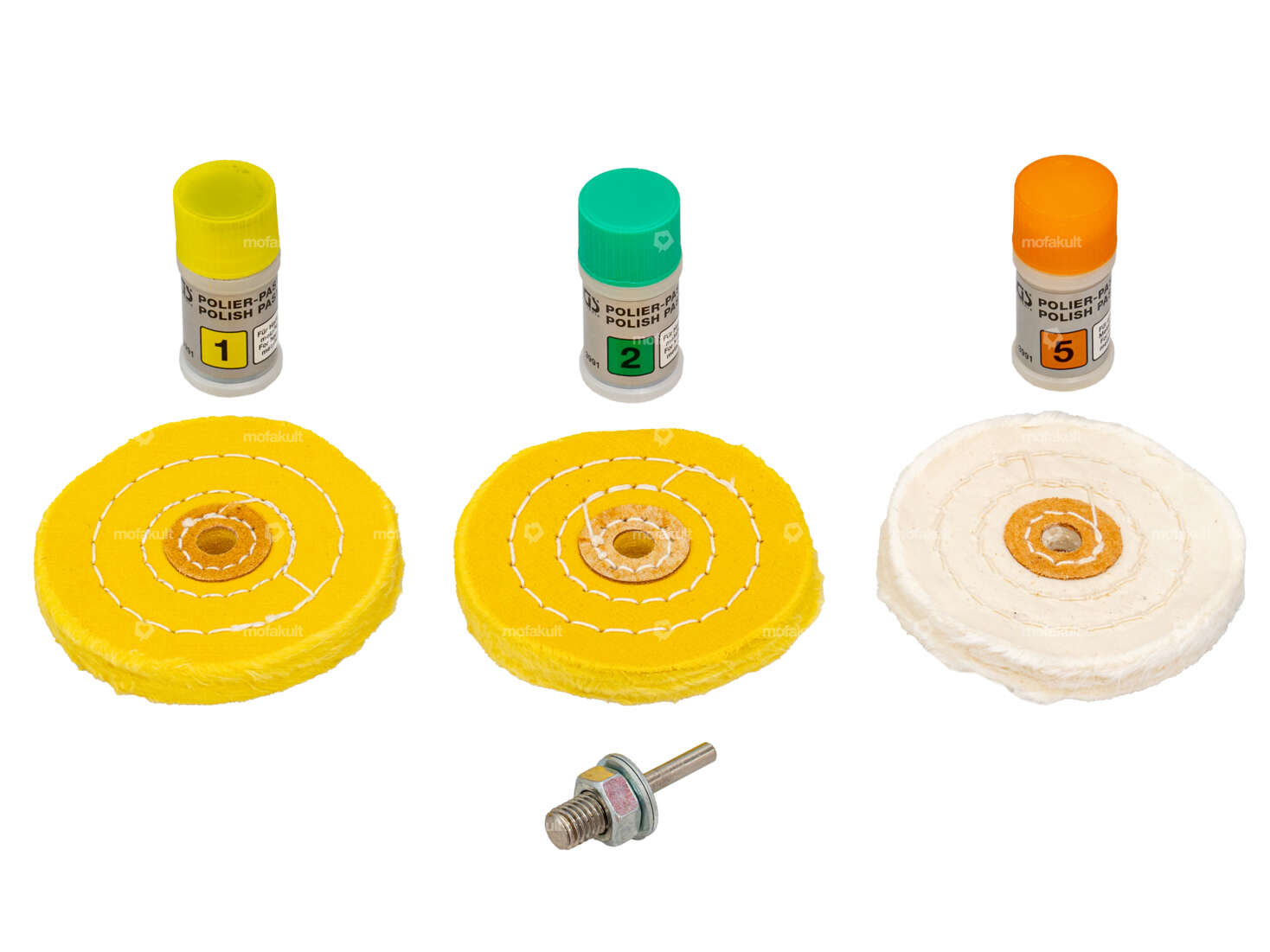 BGS Jeu de disques de polissage pour métaux durs Ø 100 mm Carousel Image 1