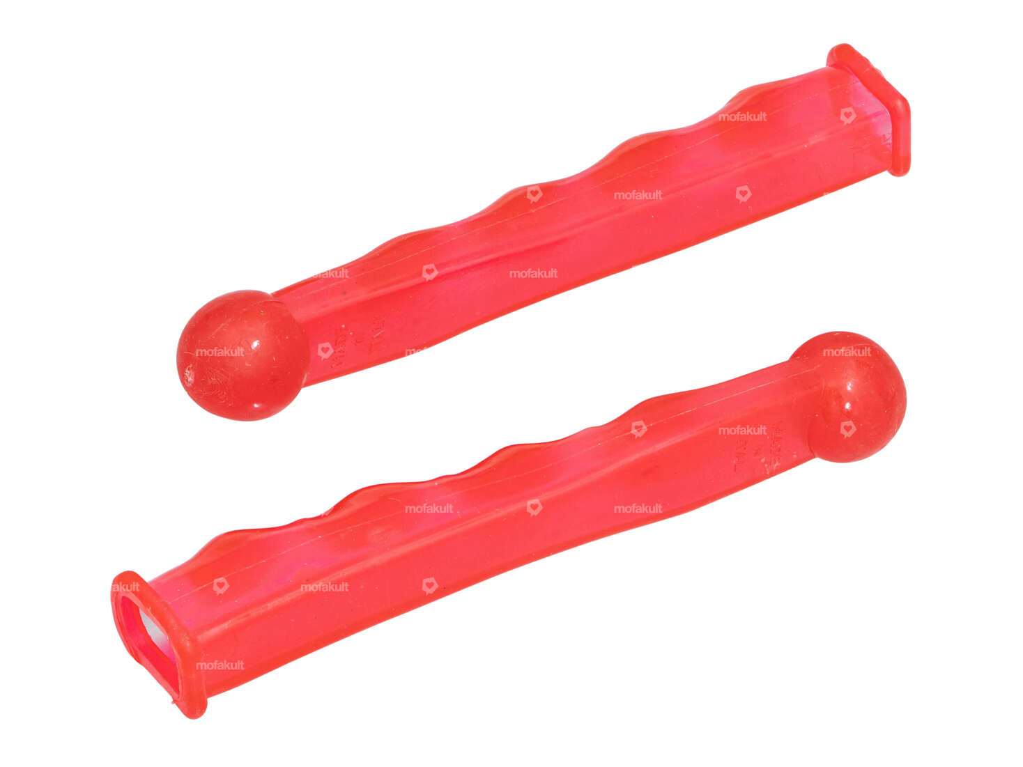 Set rubber cover red brake lever with ball end NOS Carousel Image 1