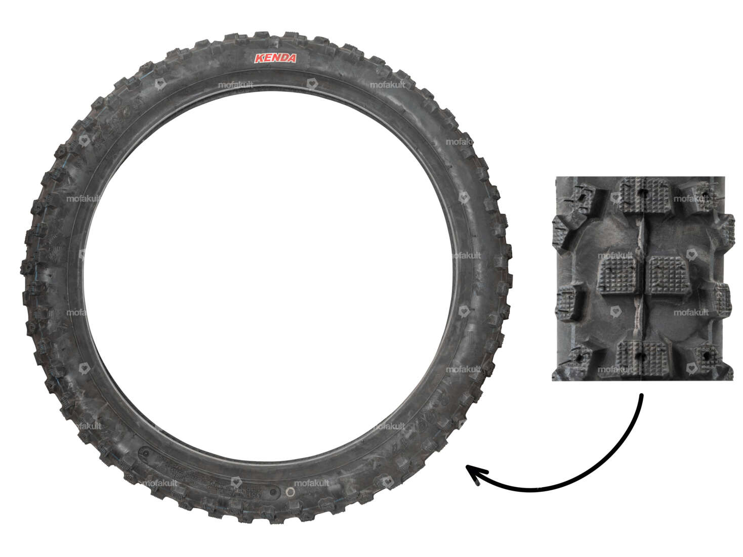 Pneus KENDA 2.50 x 17" K772A Motocross Carousel Image 1