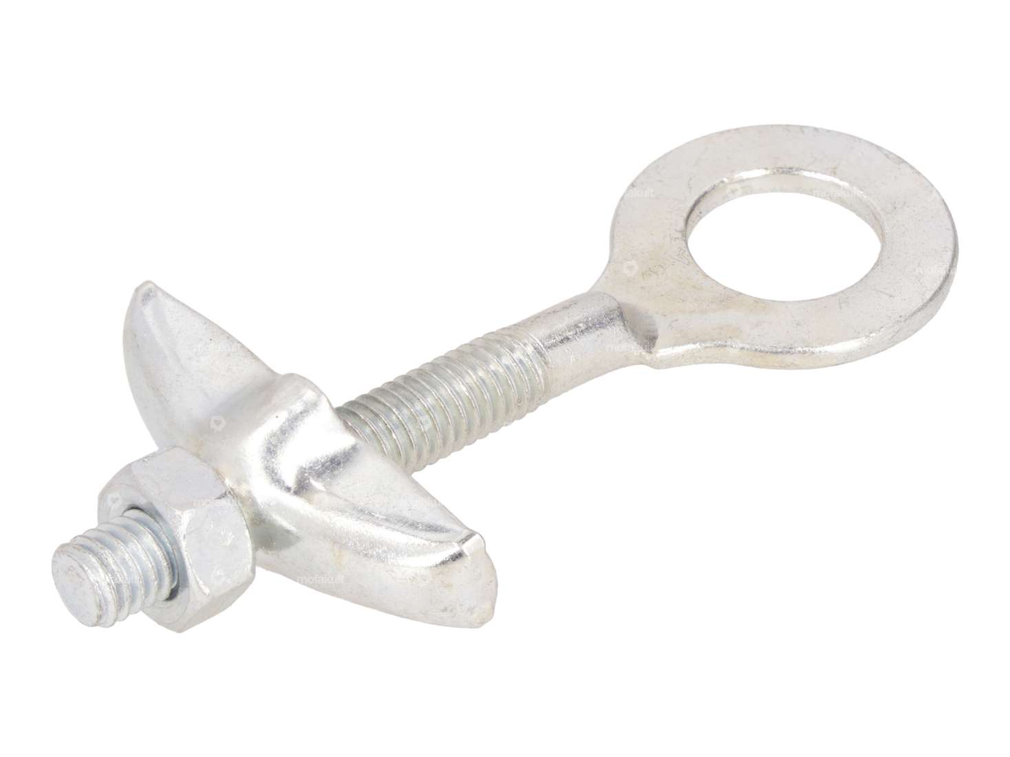 Tendeur de roue Ø 12.3 mm M6 Tôle de guidage droite galvanisée Carousel Image 1