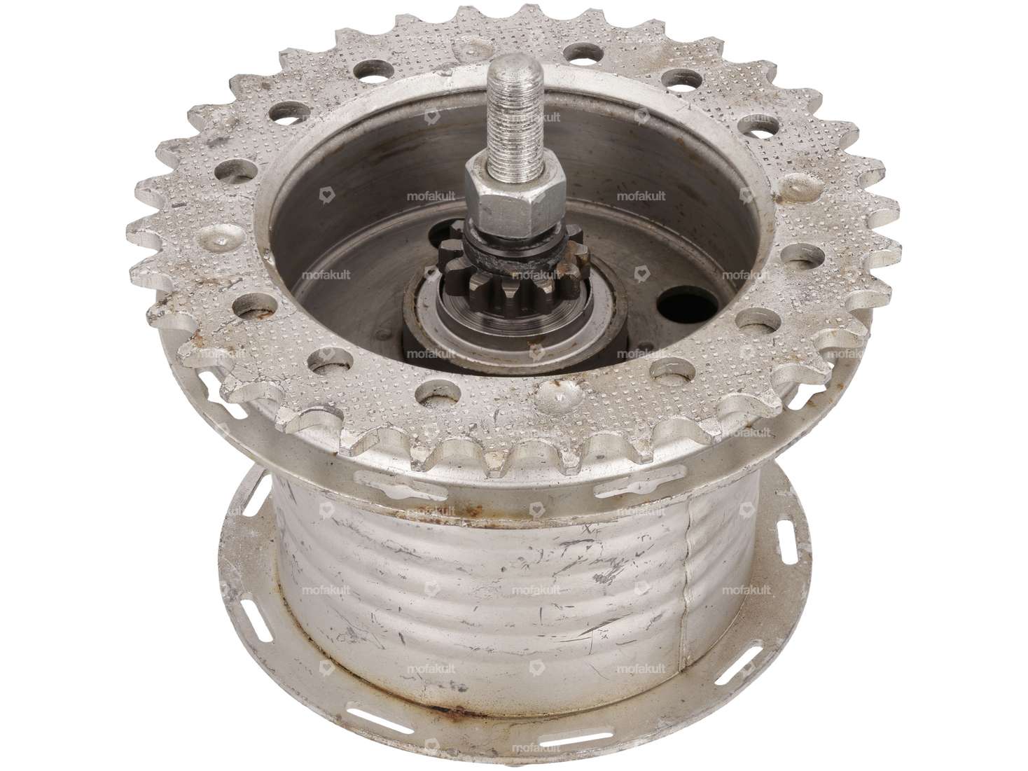 Moyeu de rétropédalage HR 90V avec couronne 34 dents (avec bosses) NOS | Puch X30 Velux HG Carousel Image 1