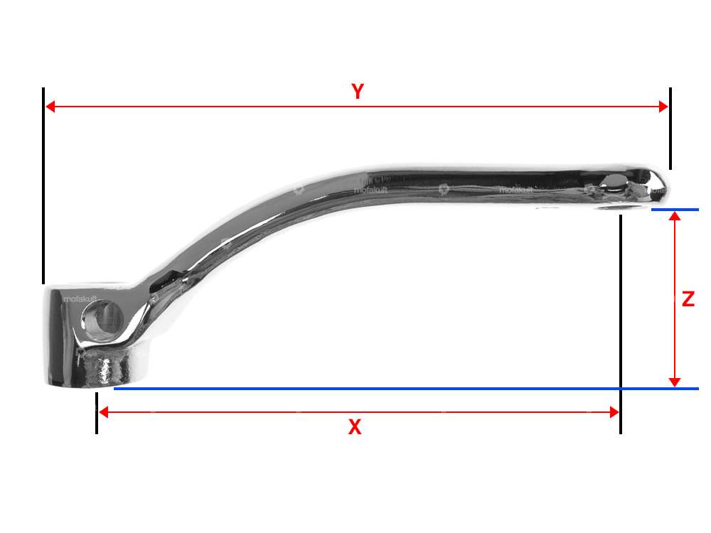 GPO Pédalier chromé (paire) | Puch Carousel Image 3