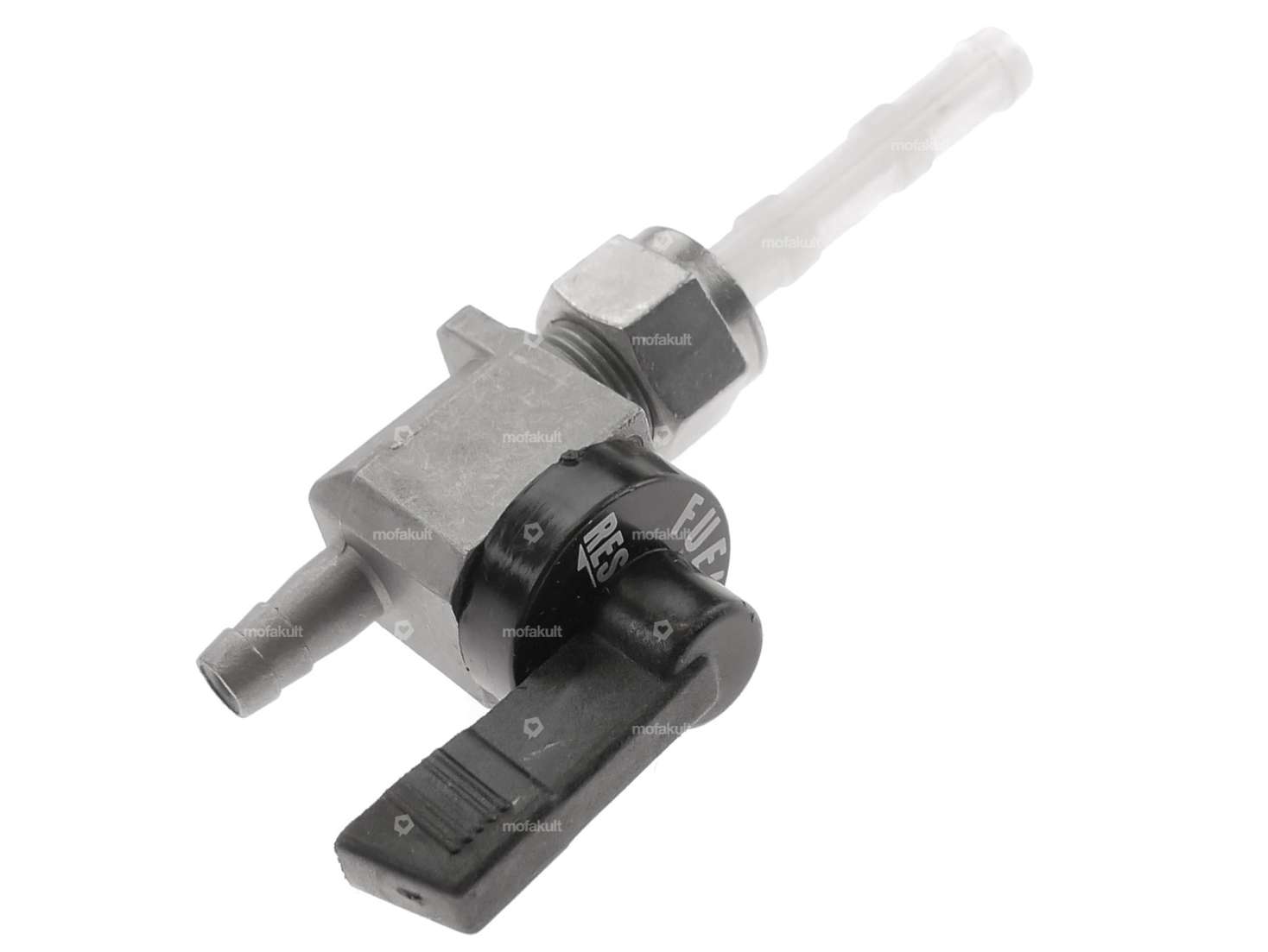 OMG fuel tap vertical M12x1 labeled (with union nut) pointing downwards Carousel Image 3