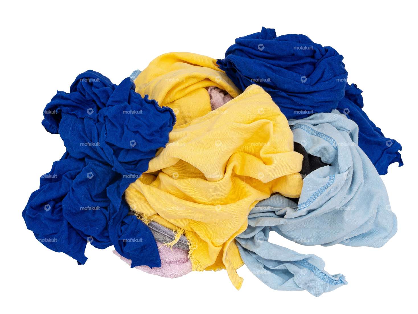 Chiffons de nettoyage Trikot mélangé 5 kg Carousel Image 2