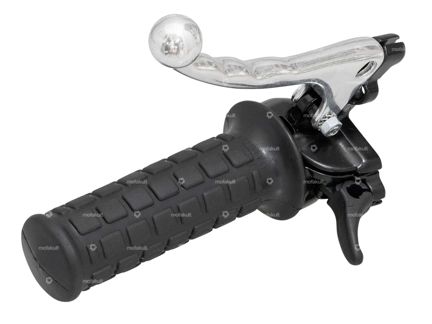 Lusito throttle twist grip with choke lever black Carousel Image 3