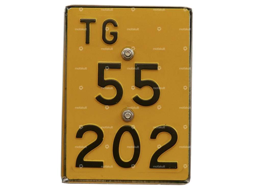 Support de plaque d'immatriculation Buzzetti Inox (version CH) Carousel Image 3