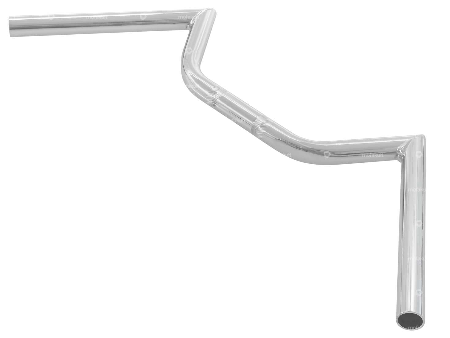 Handlebar fork plate 18 cm Racing chrome Carousel Image 2