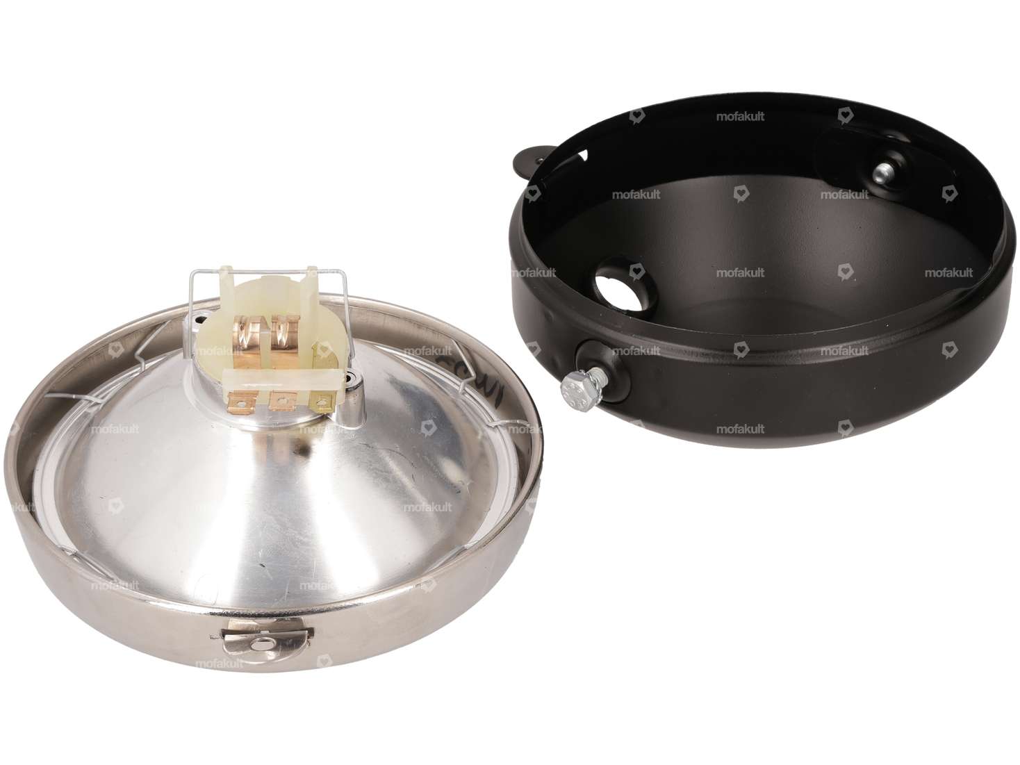 Projecteur SIM rond Ø 14 cm Inox / noir Carousel Image 3