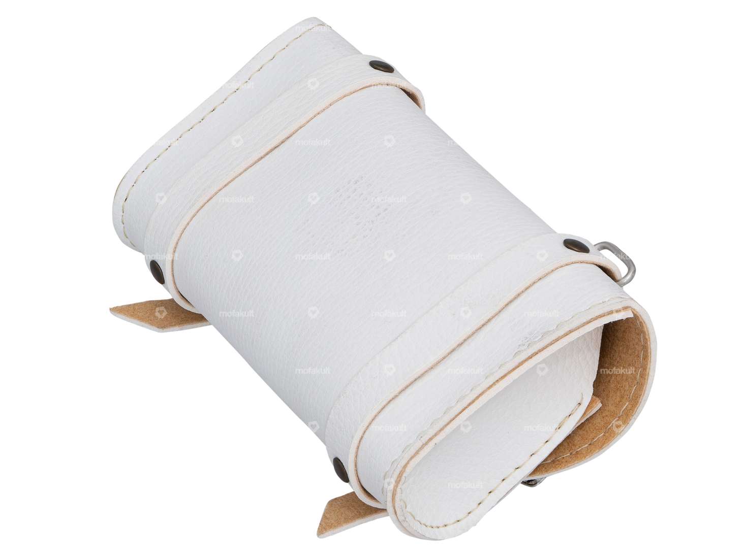 Saddlebag "Classic" white Carousel Image 2