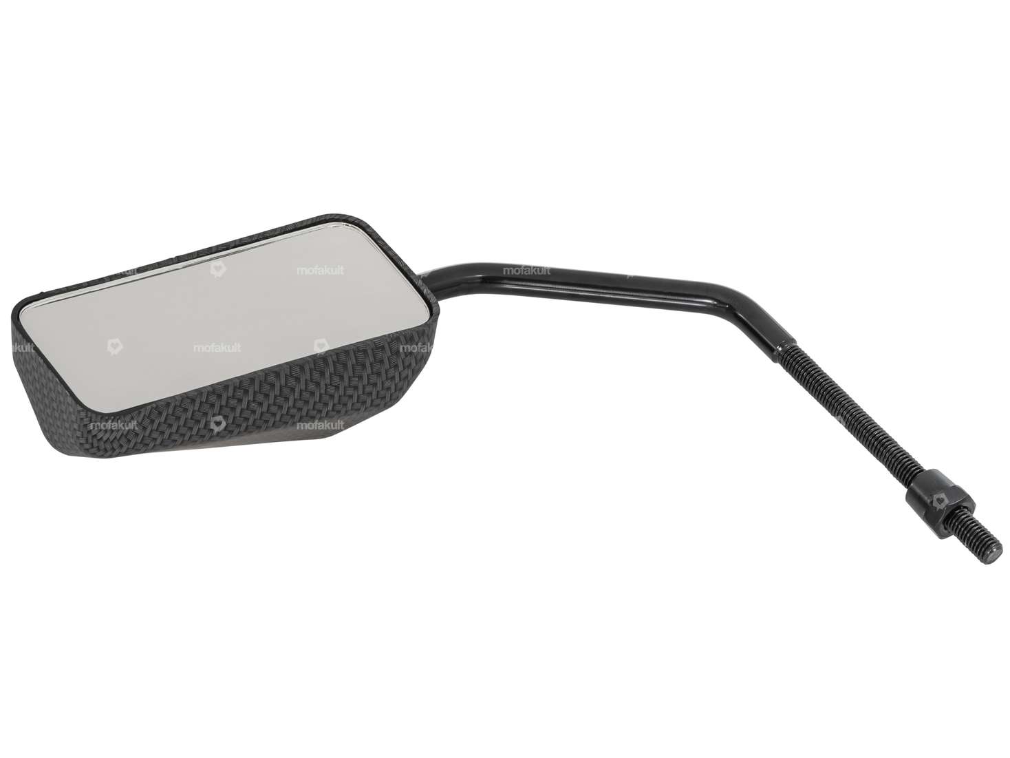 GPO Mirror "F1" Style Carbon matt Carousel Image 2