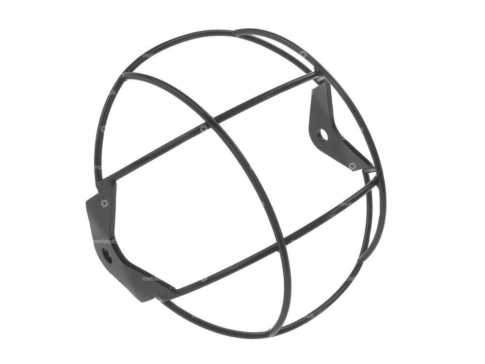 MLM Grille de lampe ronde noire Carousel Image 1