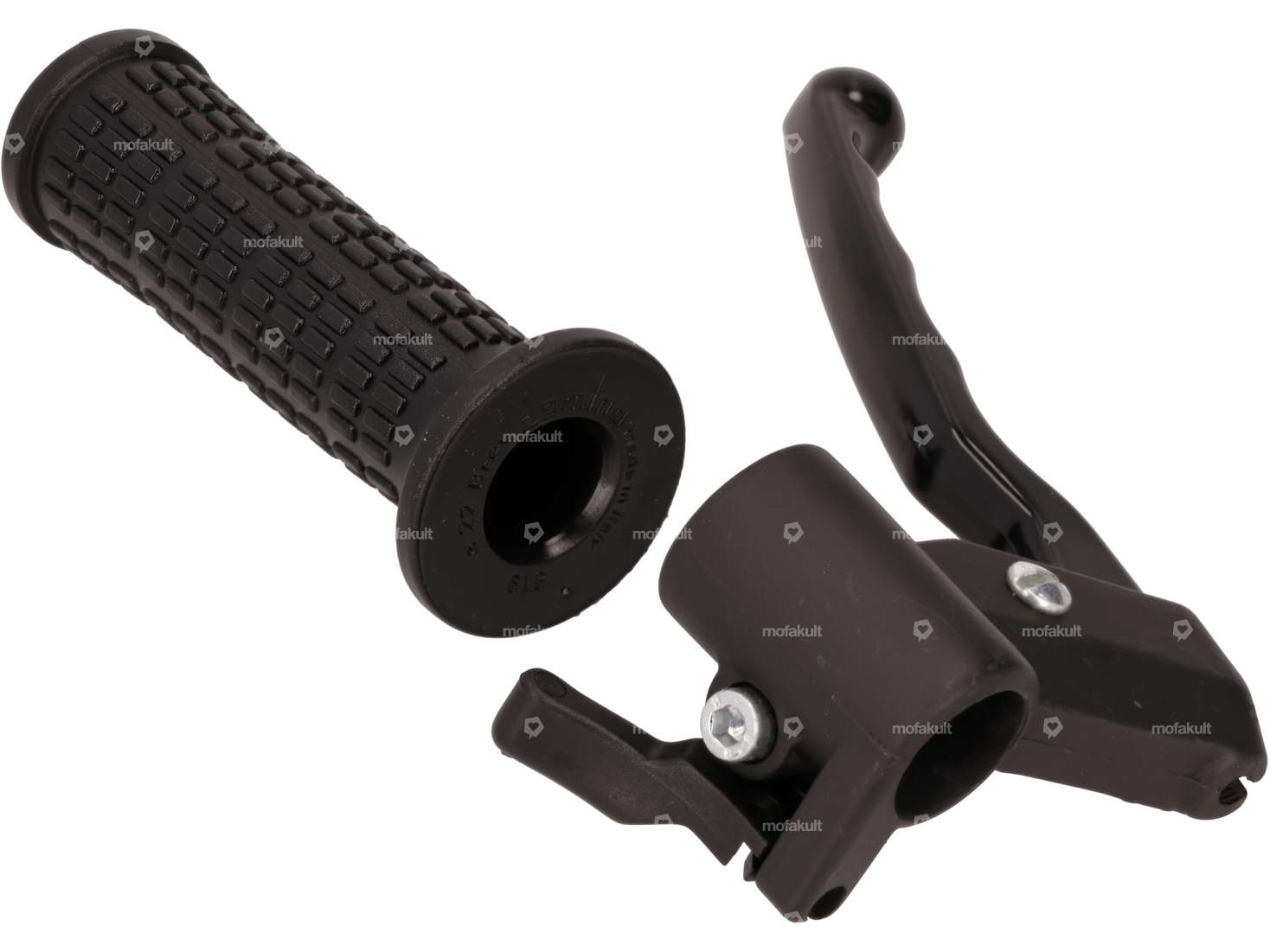 Domino poignée de frein gauche alu noir | Piaggio Ciao PX, SI Carousel Image 2