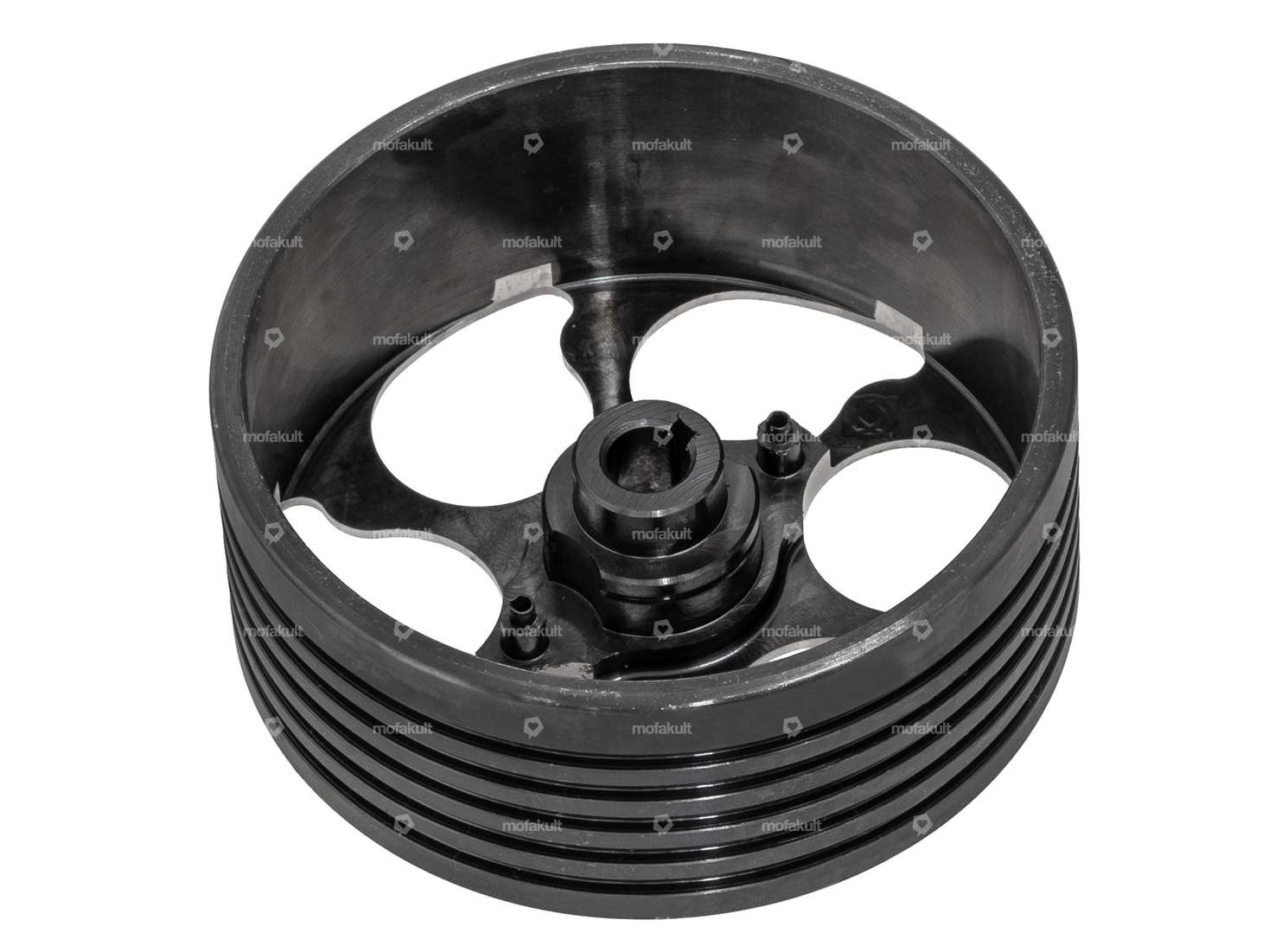 Cloche d'embrayage convertisseur Vario CNC acier noir | Piaggio Ciao, SI, Bravo, Boxer Carousel Image 2