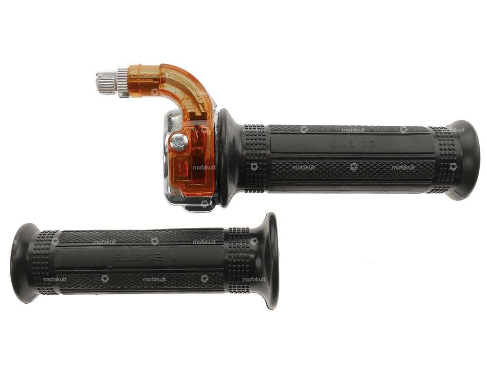 Poignée de gaz Lusito alu brut / orange Carousel Image 1