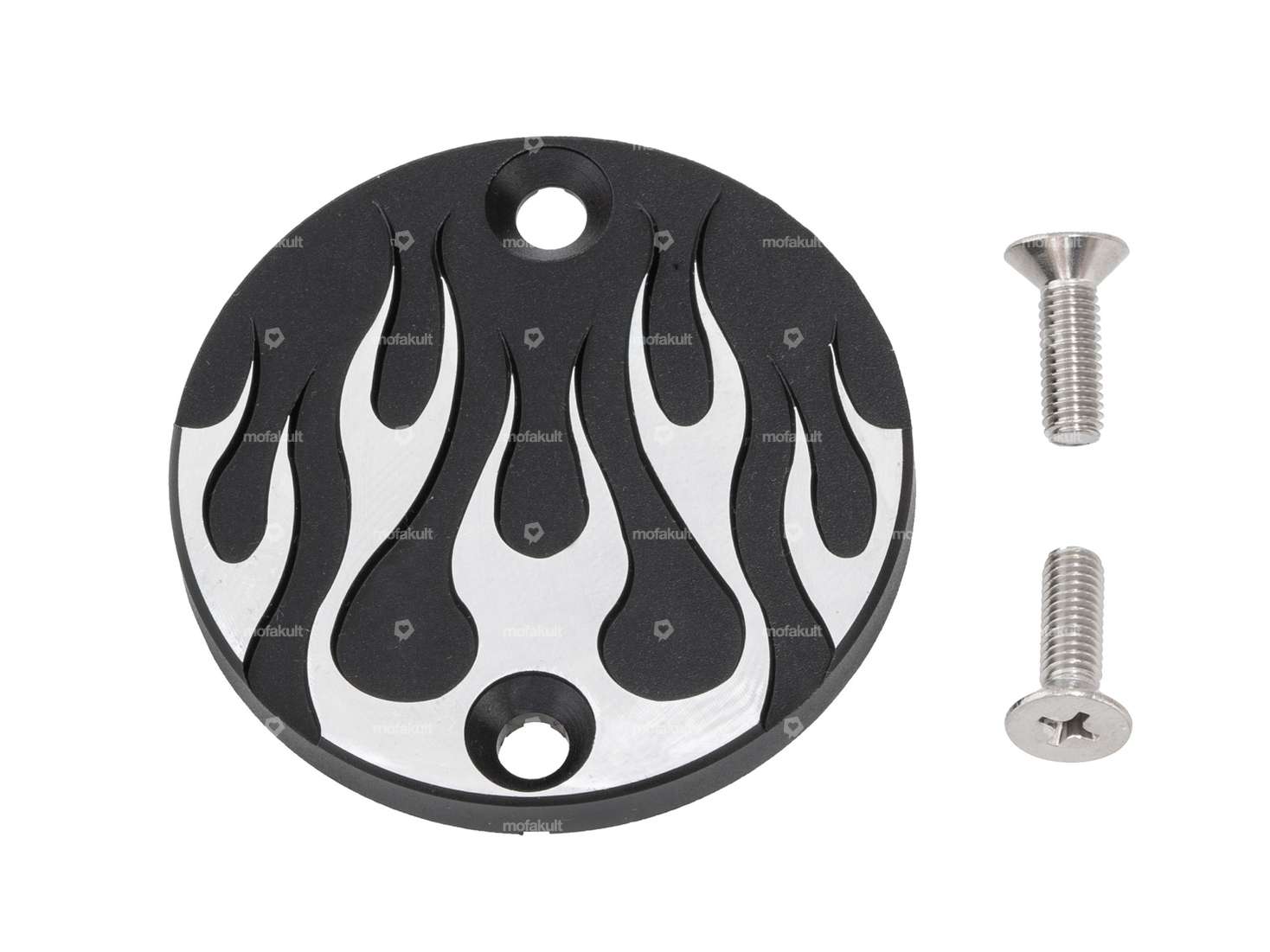 Emblem "Flames" black Carousel Image 1