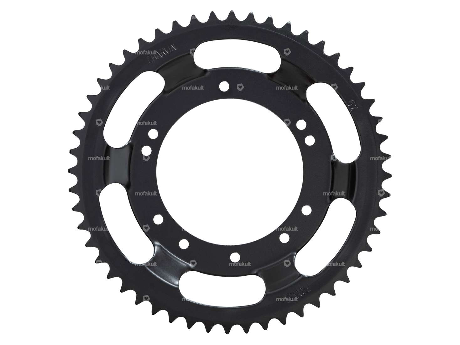 Sprocket 52 teeth black | Peugeot 103 Carousel Image 1