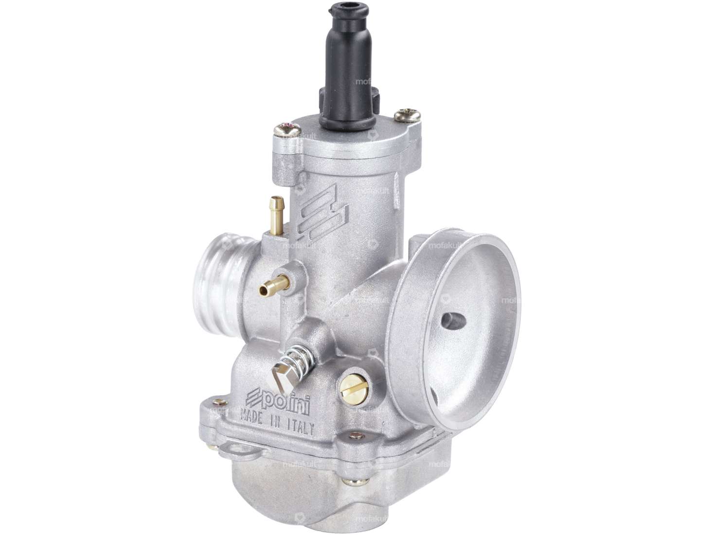 Carburateur Polini CP 19 mm (Handchoke) bride en caoutchouc Carousel Image 1