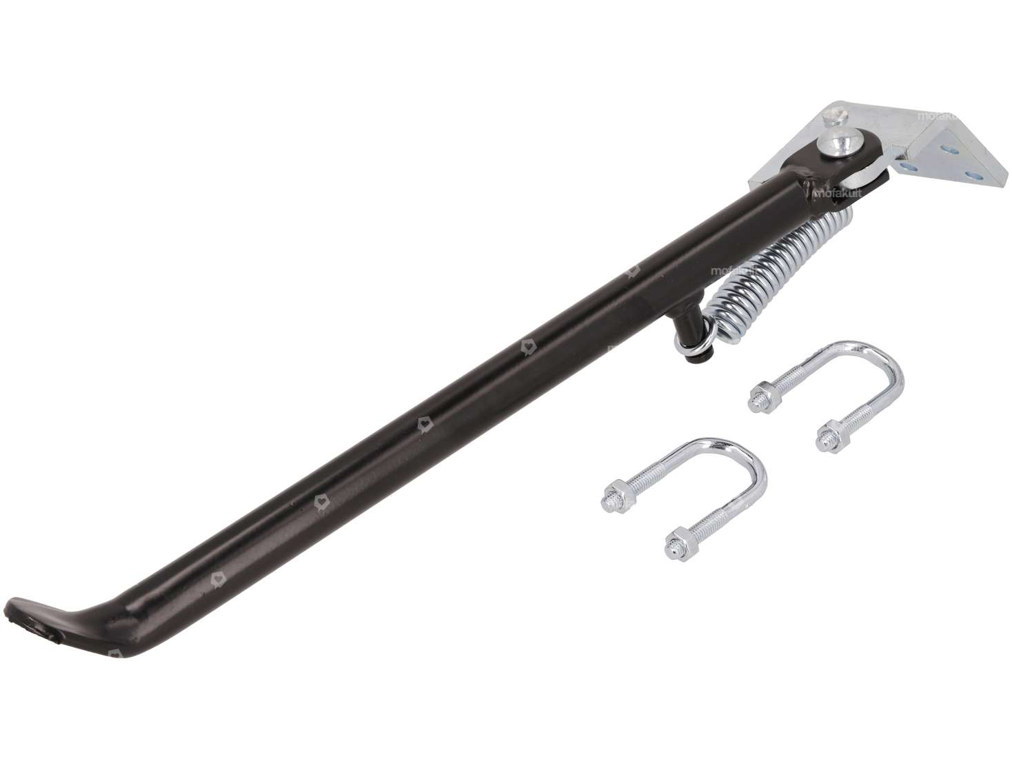 Side stand left angular mounting 32 cm black Carousel Image 1